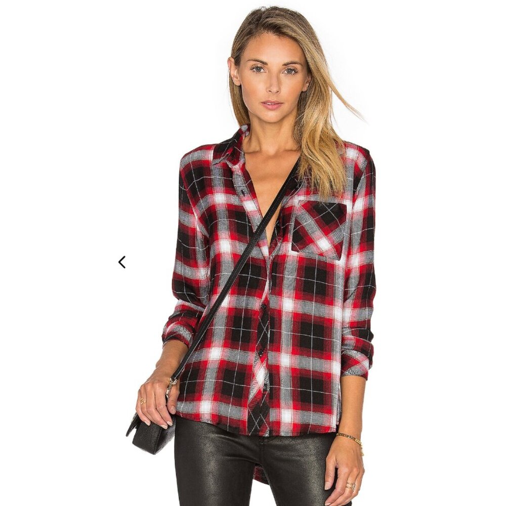 RAILS HUNTER BUTTON DOWN SHIRT IN SMALL